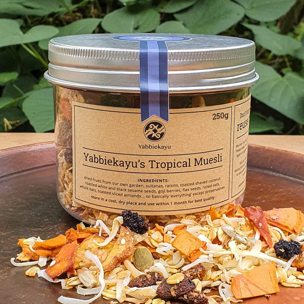 Jar of Yabbiekayu Tropical Muesli